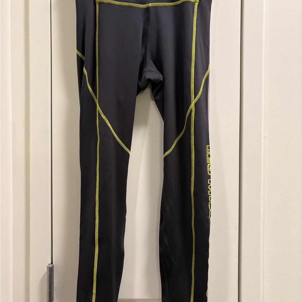 Black and Yellow Athletic Leggings